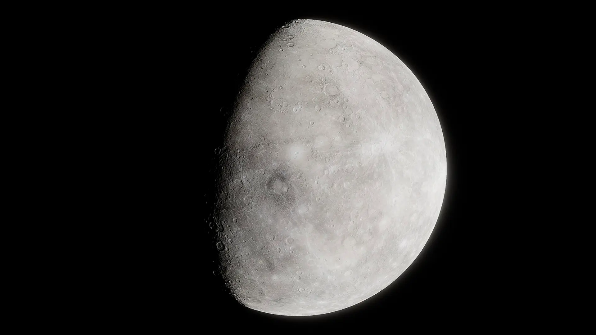 Image of the Solar System planet Mercury.