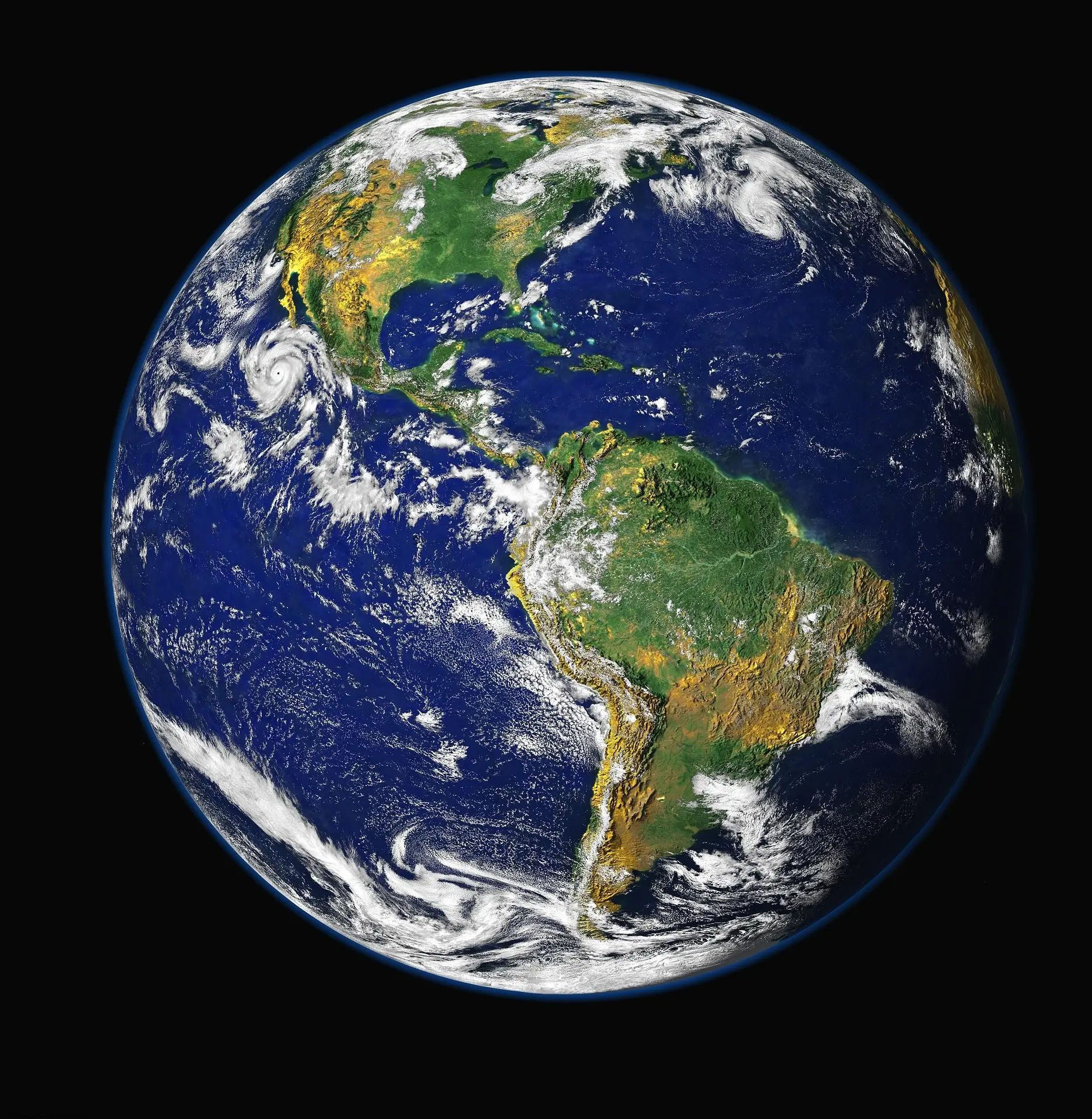 Image of the Solar System planet Earth.