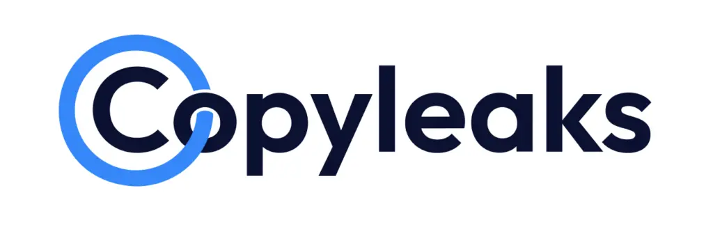 Logo of the most reliable AI detector: Copyleaks