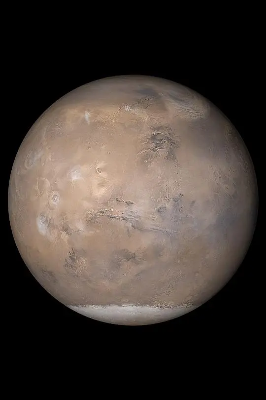 Photograph of the planet Mars