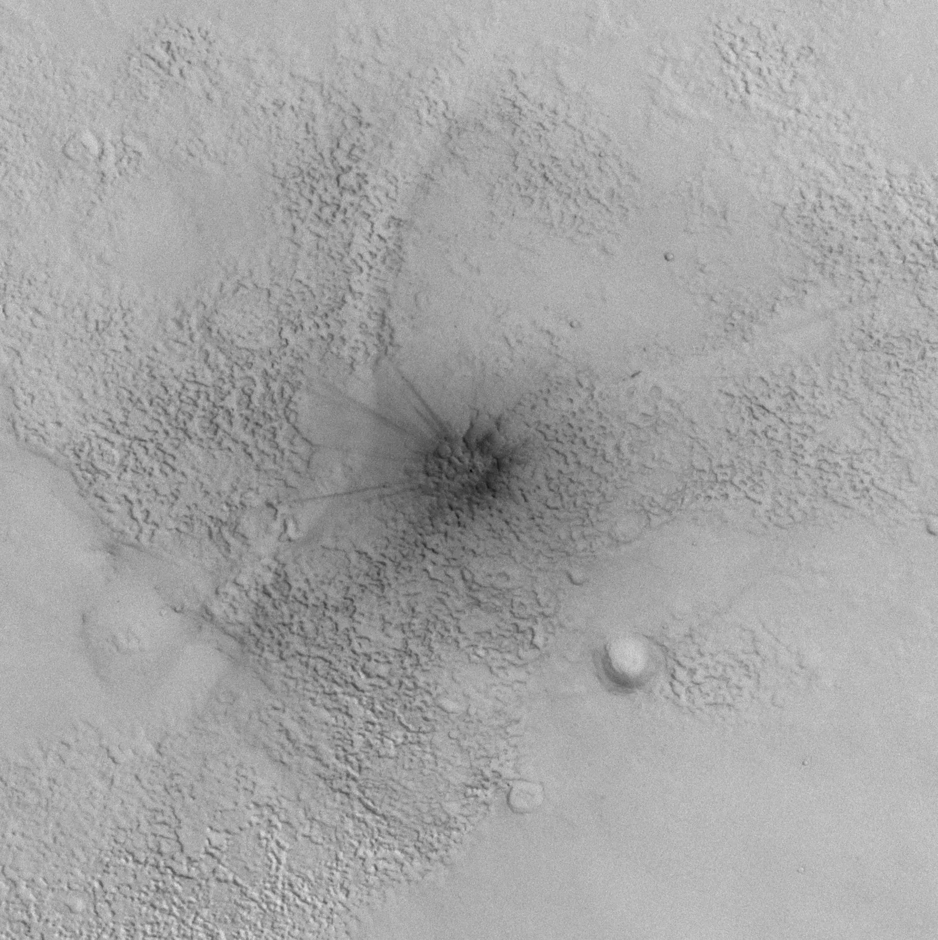 Photograph of the planet Mars