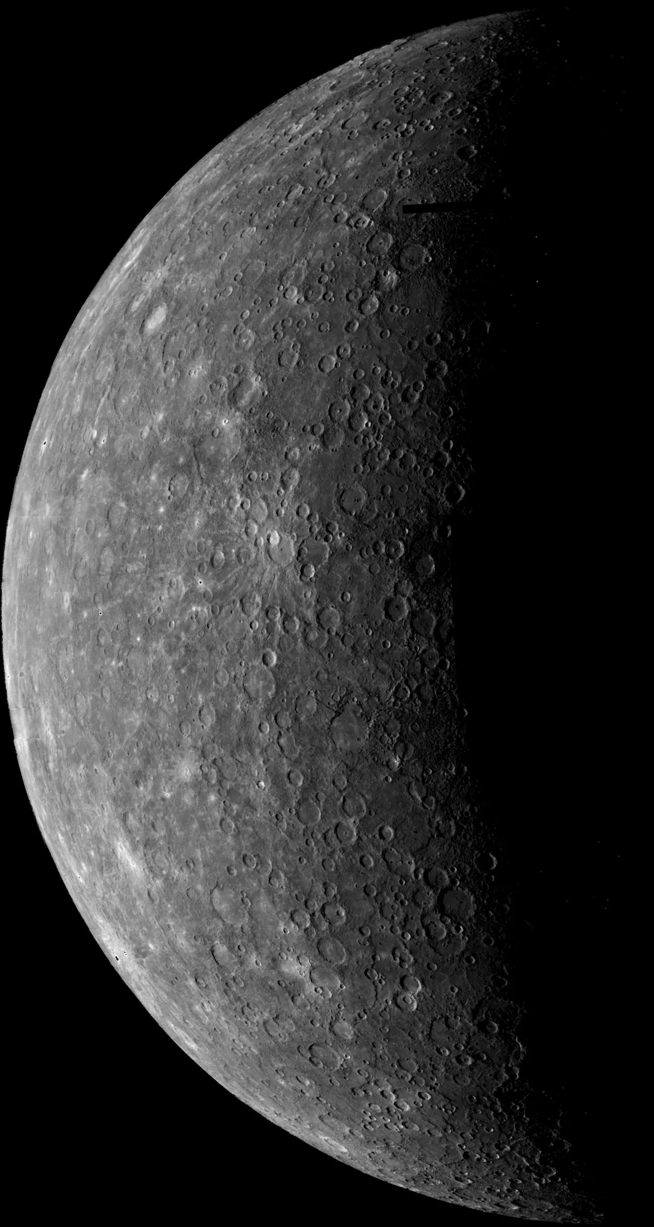 Photograph of the planet Mercury
