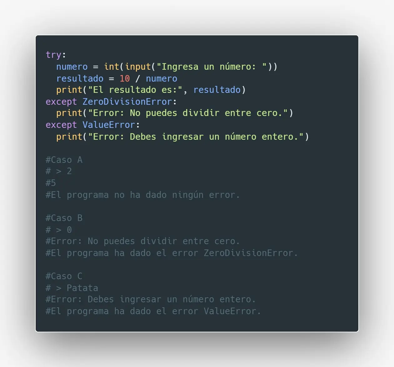 Python code snippet.