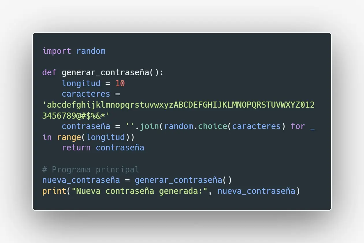 Python code snippet.