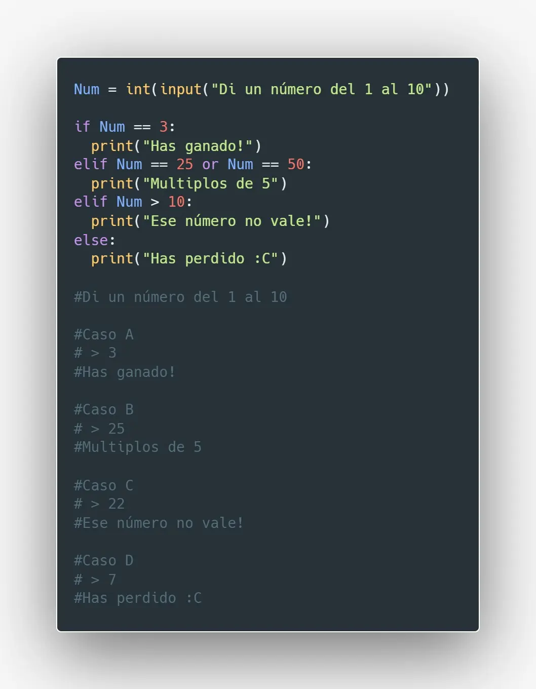Python code snippet.