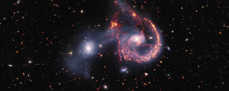 Arp 107 Galaxy Collision