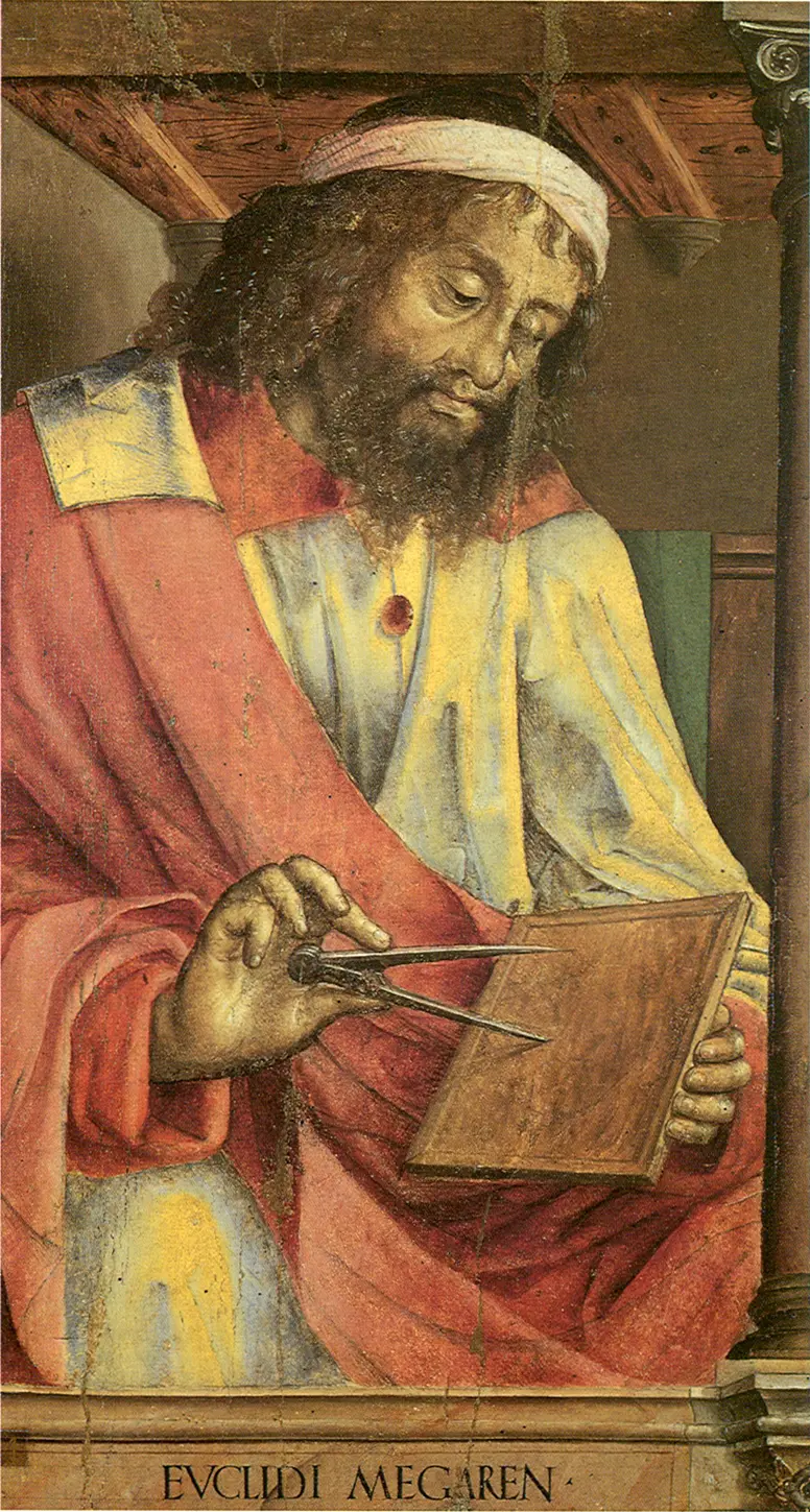 Portrait of the Greek mathematician Euclid