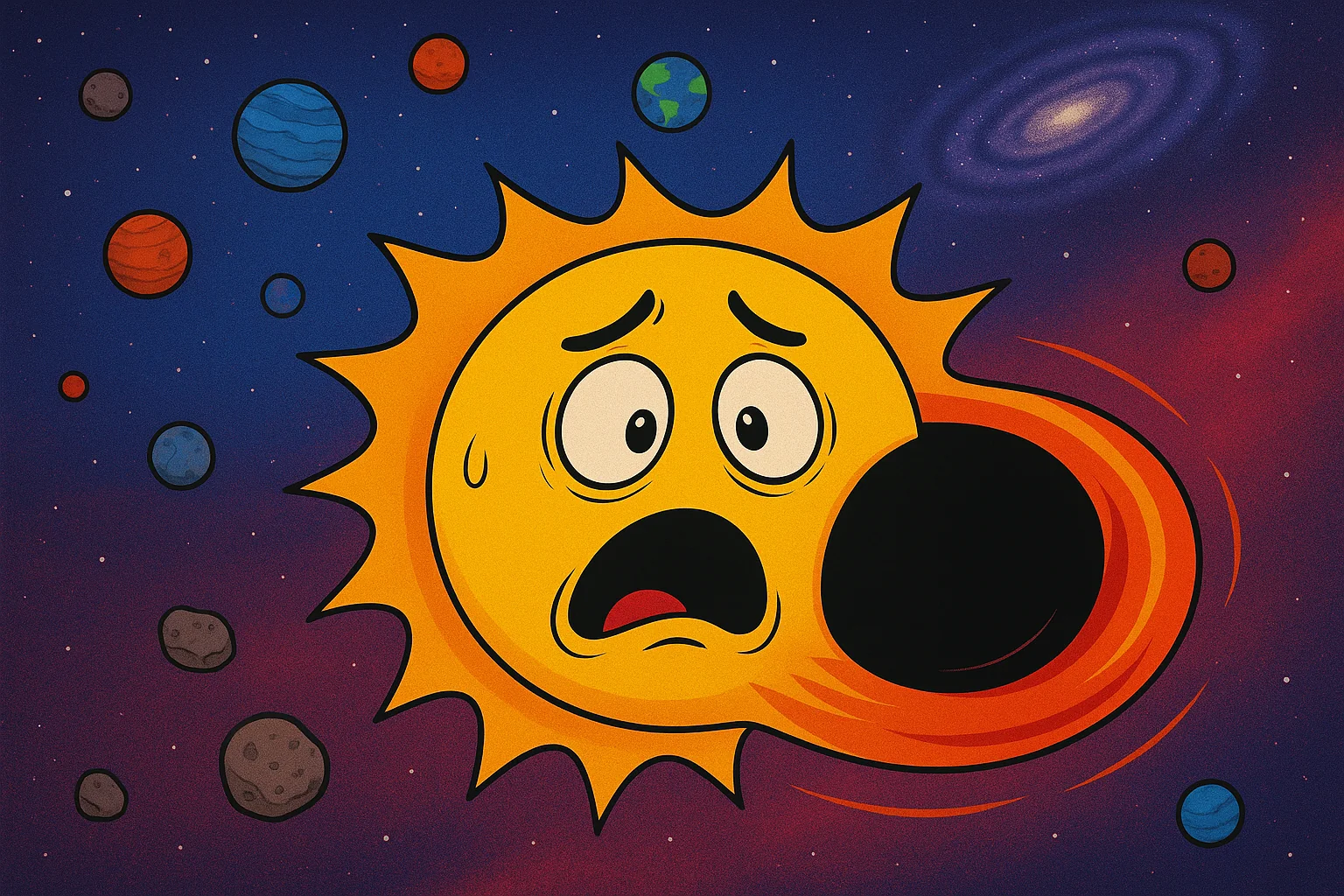What would happen if the Sun turned into a black hole?
